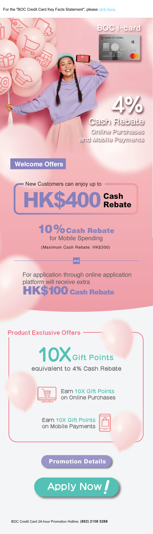 BOC Credit Card (International) Ltd. Apply BOC icard